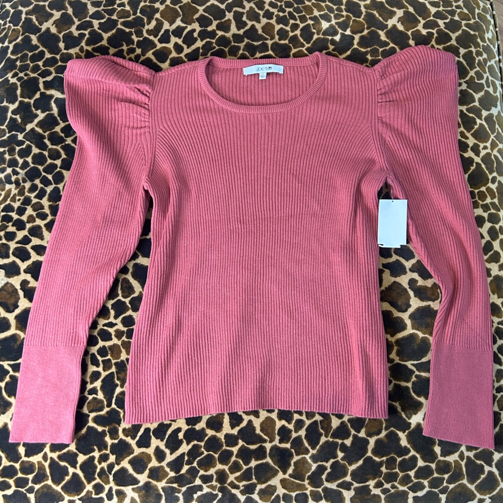 Joe’s ribbed Sweater with embellished shoulders